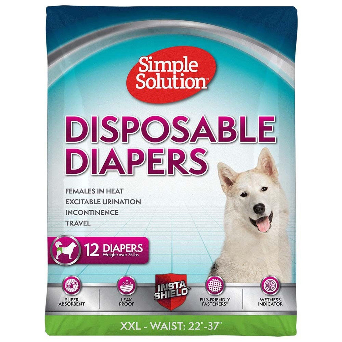 Disposable Diapers for Female Dogs | Simple Solution - iloveleia.com