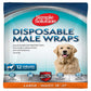 Large dog disposable male wraps