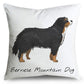 Bernese Mountain Dog print pillow case