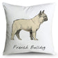 French Bulldog print pillow case