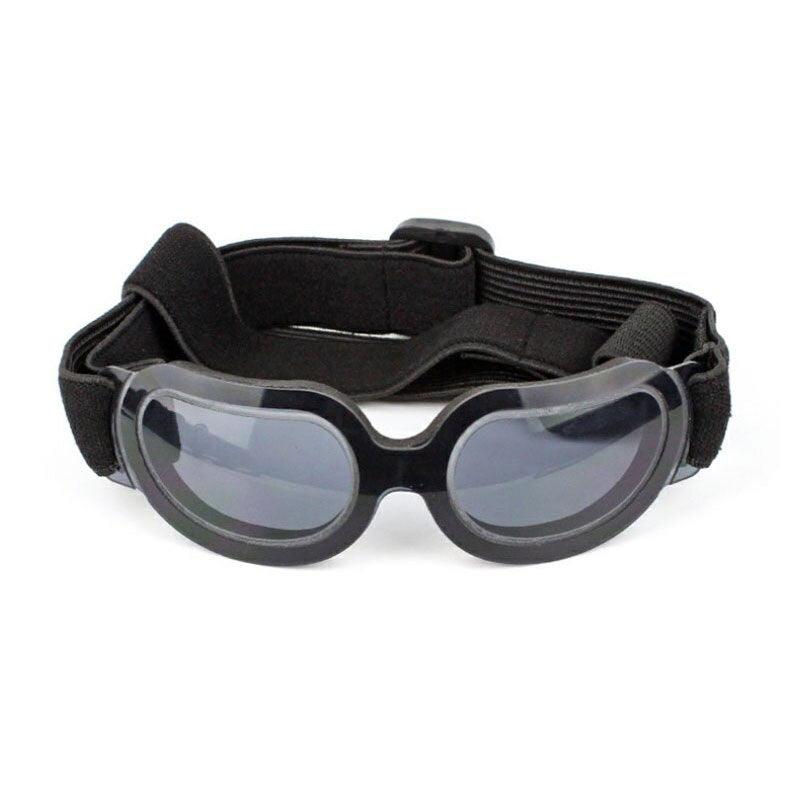 UV dog protective sunglasses in black