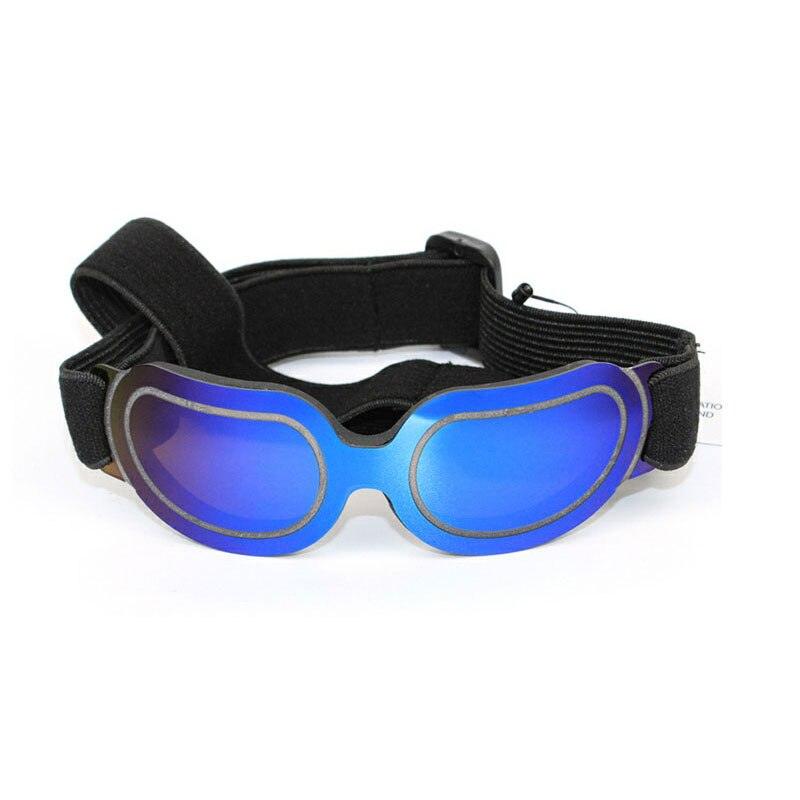 swimming goggles for dogs Elosung Blue Lenses Pet Sunglasses For Dogs Cats Uv Protection Strap Anti Wind Fog Goggles Dog Clothing & Shoes