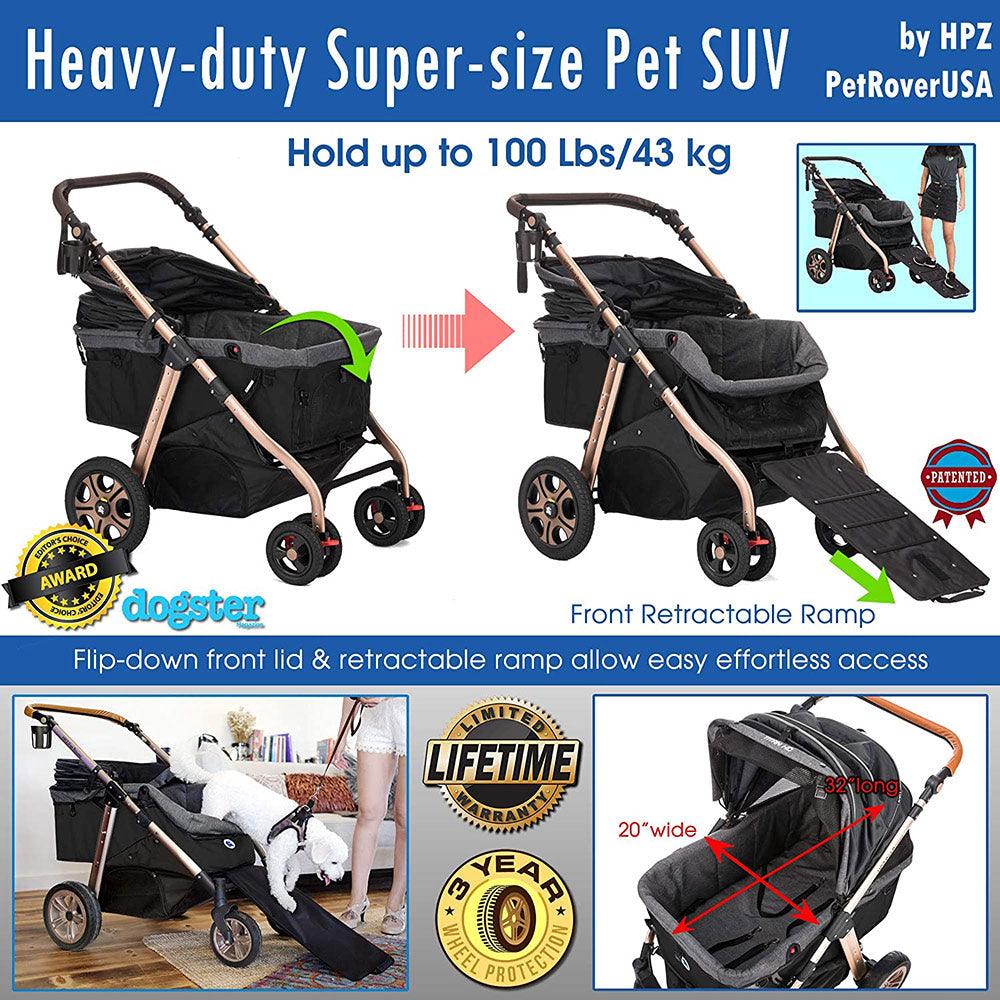 Pet rover stroller outlet reviews