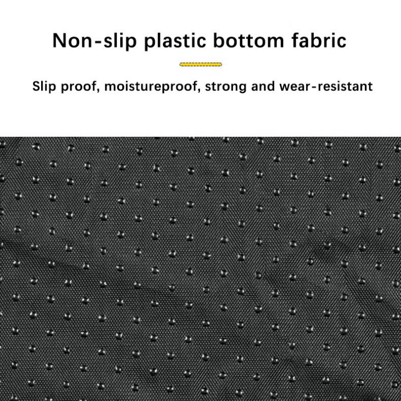 Non slip plastic bottom fabric of dog bed