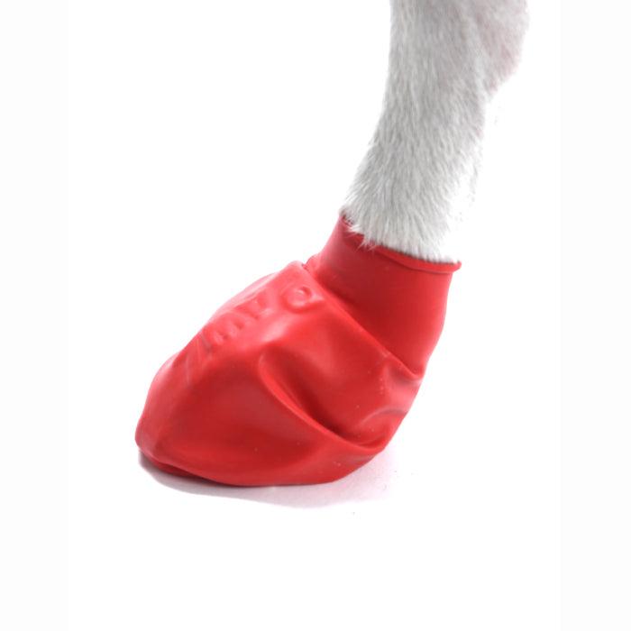 Pawz small size dog boot in red