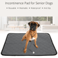 Boxer dog sitting on reusable washable waterproof and anti slip pad
