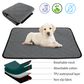Labrador puppy laying on washable potty pad